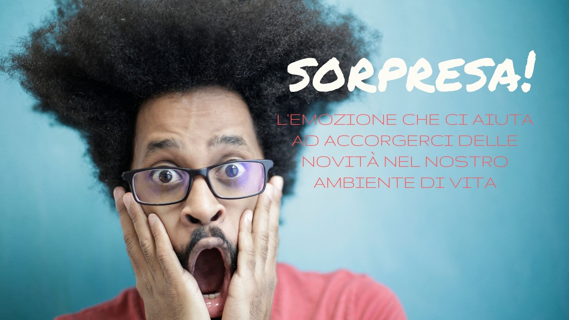 uomo che si sorprende